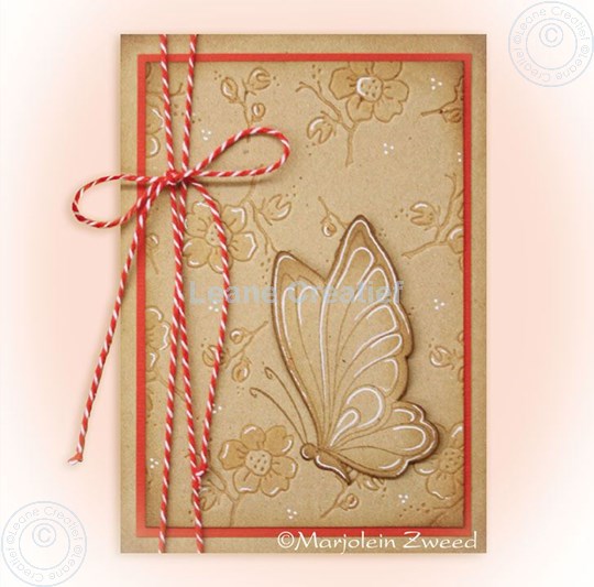 Afbeelding van ets techniek met embossingfolders