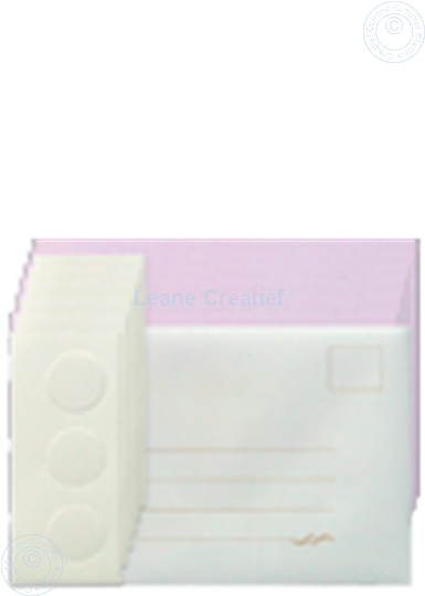 Picture of Card set Tri-O cards pink/magnolia