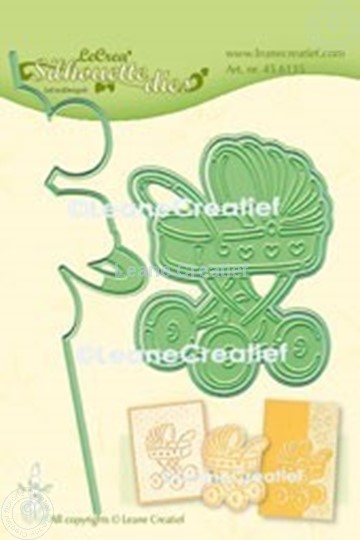 Picture of Lea’bilitie® Baby carriage silhouette cut and embossing die