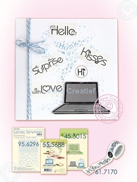 Image de Laptop with Washi text