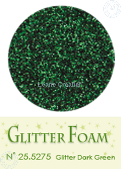 Picture of Glitter Foam A4 sheet Dark green