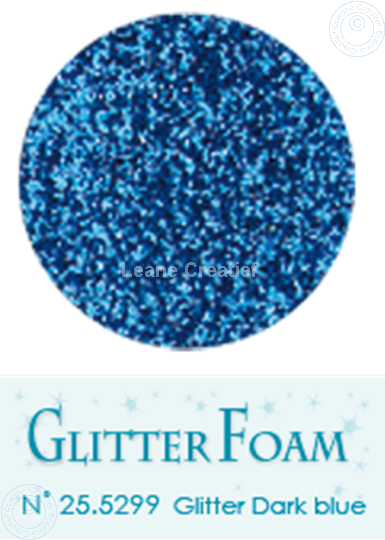 Afbeelding van Glitter Foam A4 sheet Dark blue