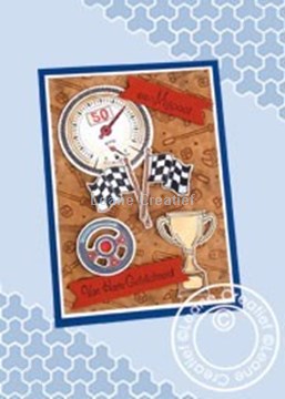 Image de Racing car birthday card