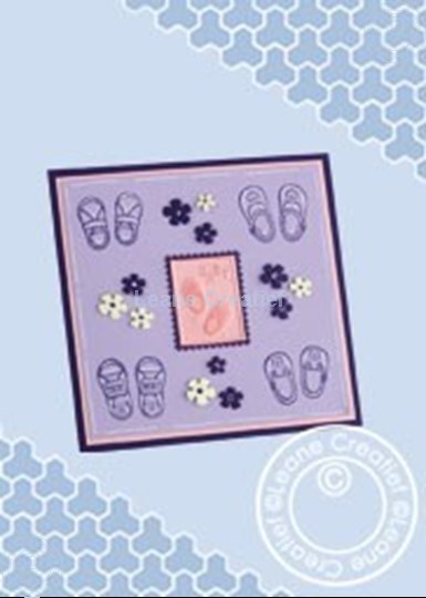 Afbeelding van Baby card baby shoes