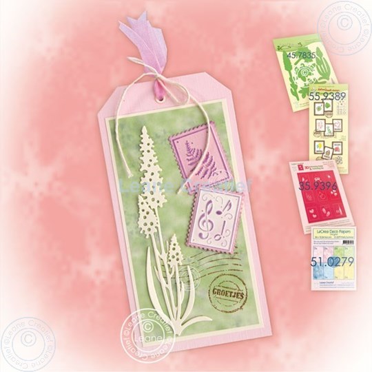 Afbeelding van Label with poststamps