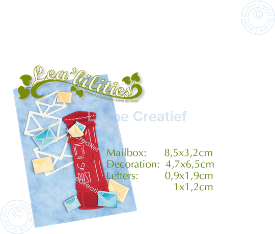 Bild von Lea’bilitie® Briefkasten & Briefe Präge- und Schneideschablone