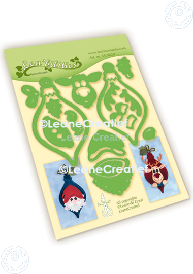 Bild von Lea’bilitie® Weinachtsmann-Rentier Ornament Präge- und Schneideschablone